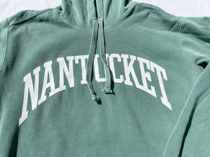 Nantucket Arch Hooded Sweatshirt by Comfort Colors -Sage