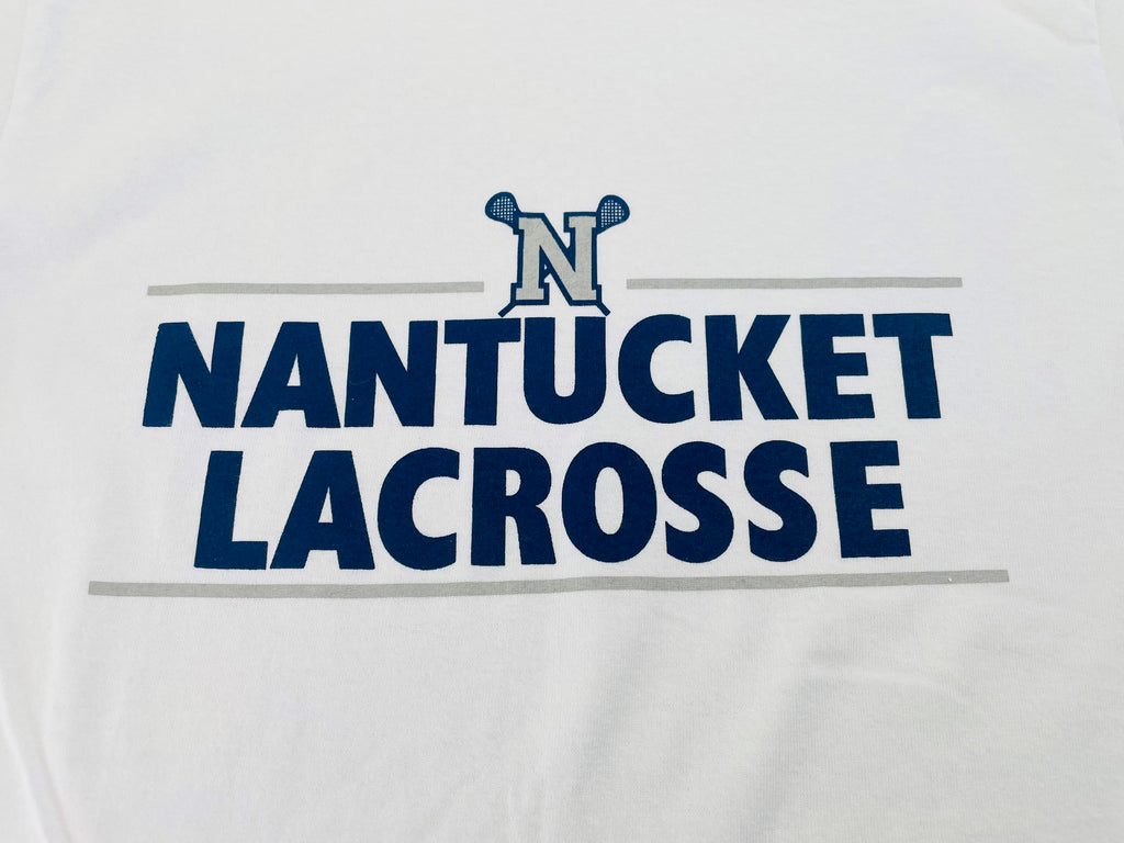Nantucket Lacrosse Tee in White