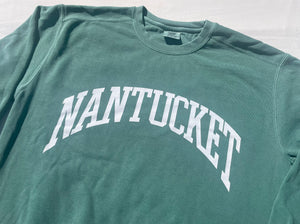 Nantucket Arch Crewneck Sweatshirt by Comfort Colors -Sage