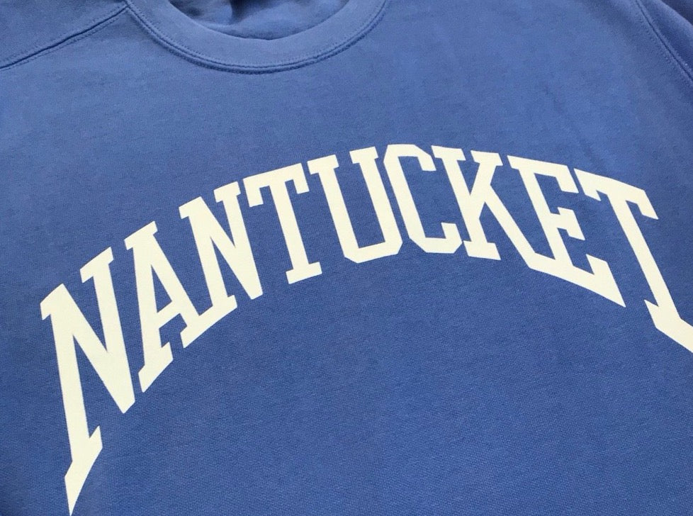 Nantucket Arch Crew Sweatshirt by Comfort Colors in Denim Blue