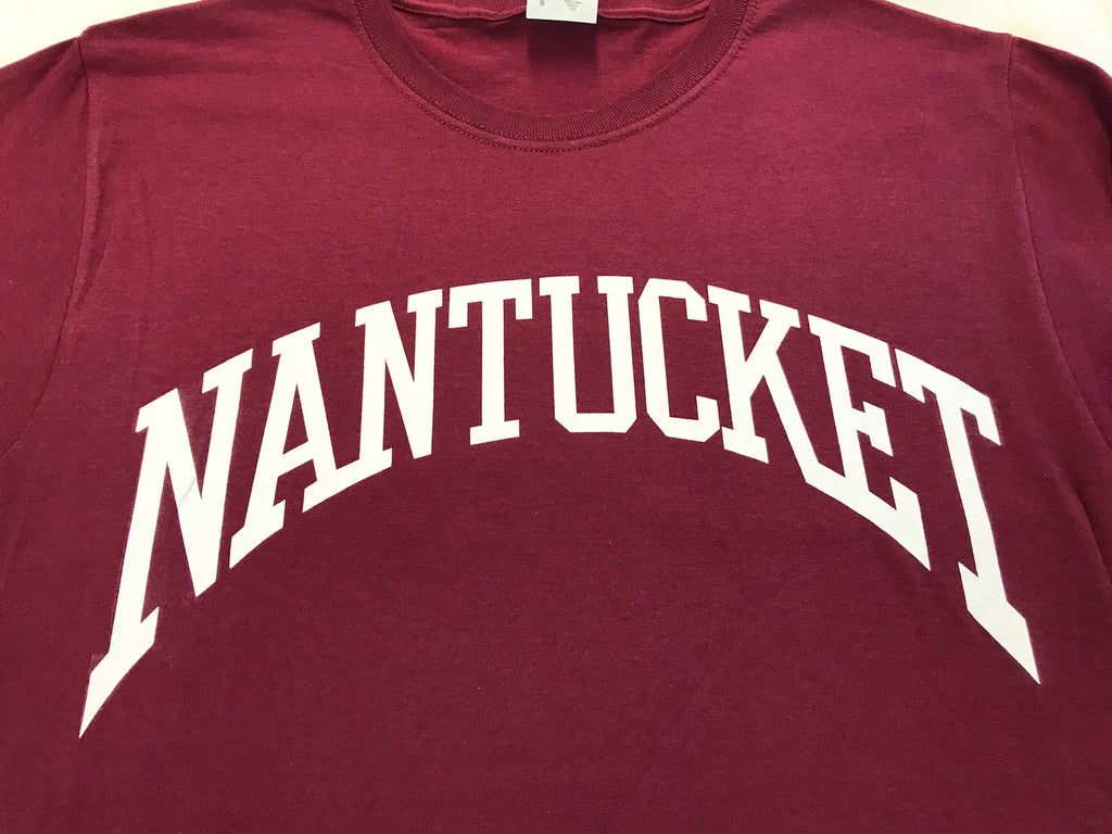 Nantucket Arch T-Shirt in Burgundy