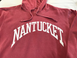 Nantucket Arch Hooded Sweatshirt by Comfort Colors -Island Red