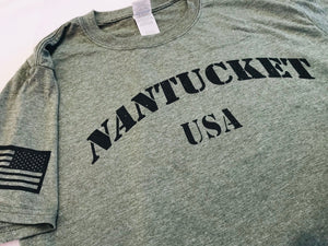 Nantucket USA - Salute to Service tee